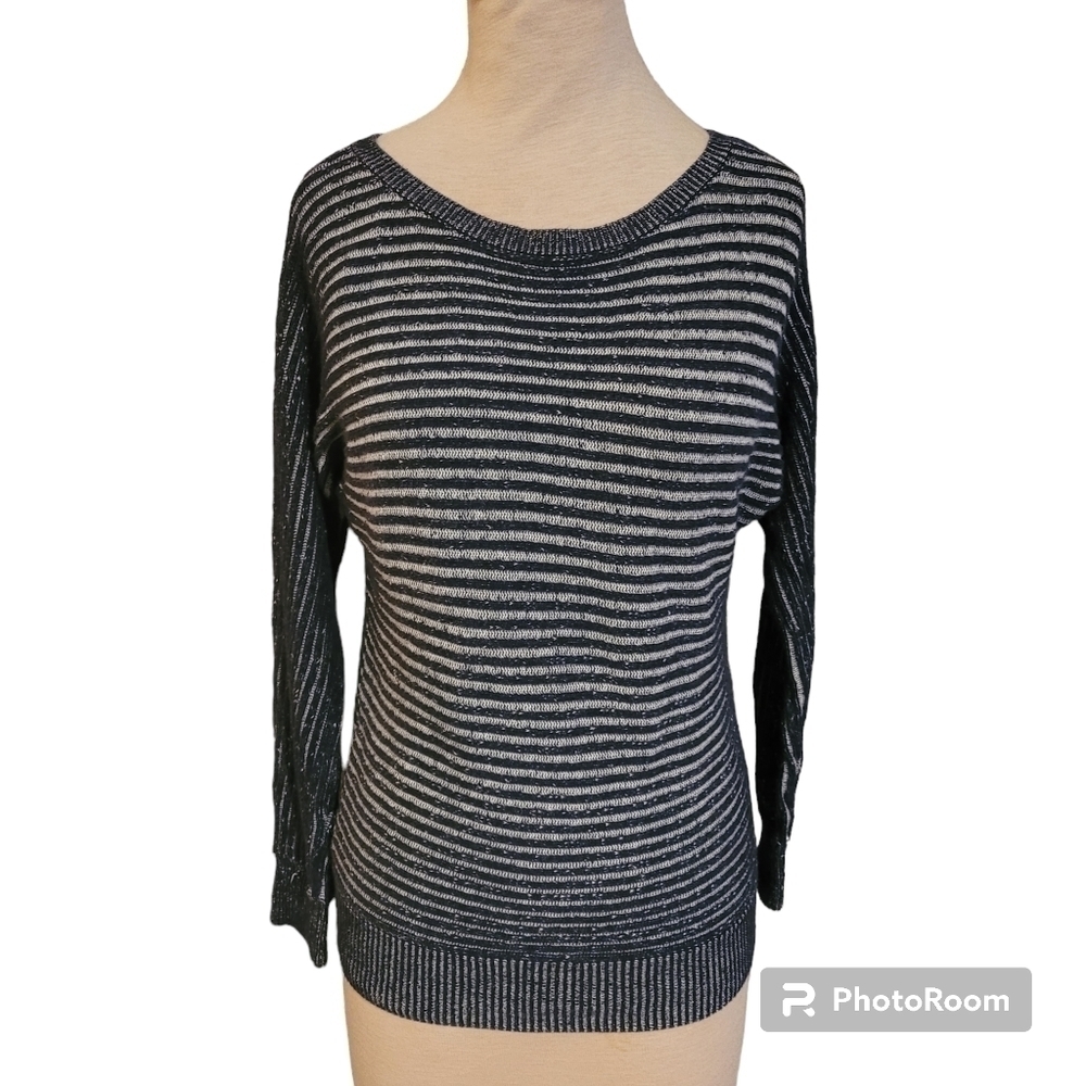 Gap STRIPED LONG SLEEVE TOP SIZE XS